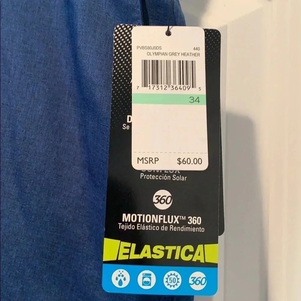 Men’s PGA Performance Stretch Golf Shorts Blue NWT
